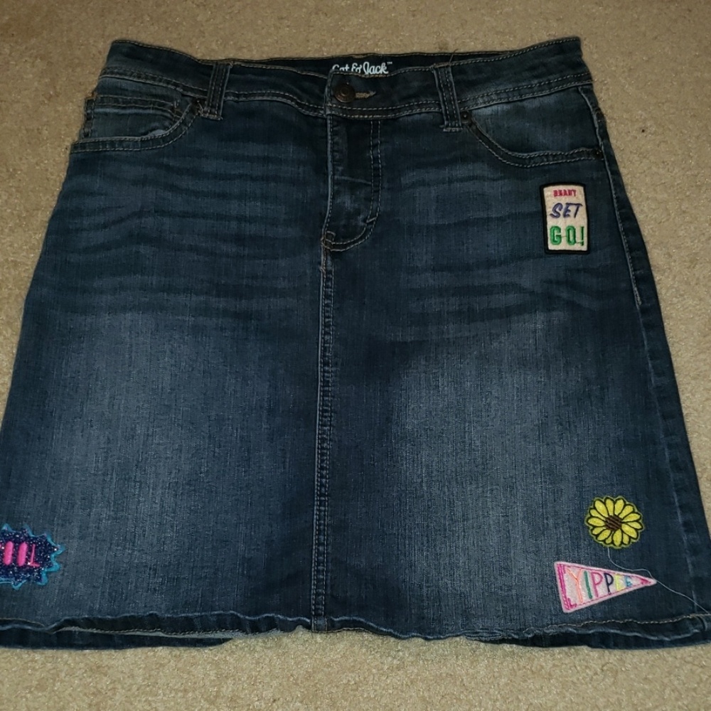 Girls Jean Skirt